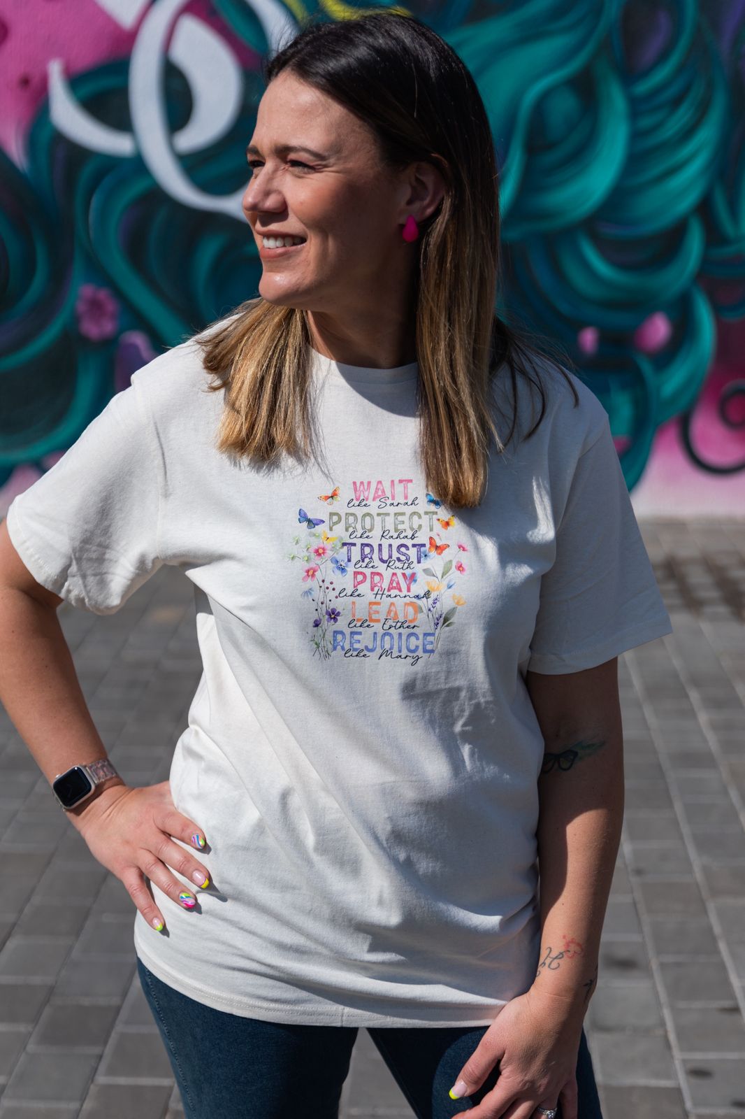 WAIT • PROTECT • TRUST • PRAY • LEAD • REJOICE – Faith in Fashion Tee