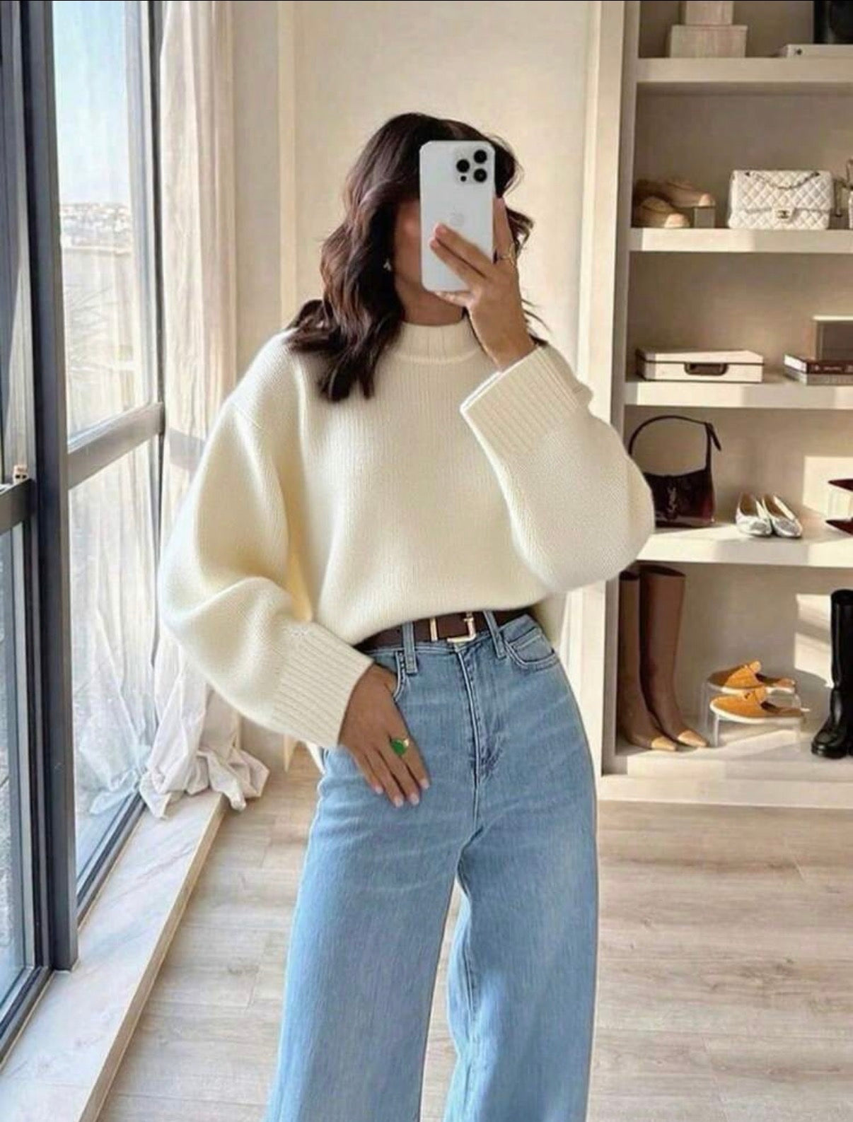 Luxury Soft Knit Sweater - Beige