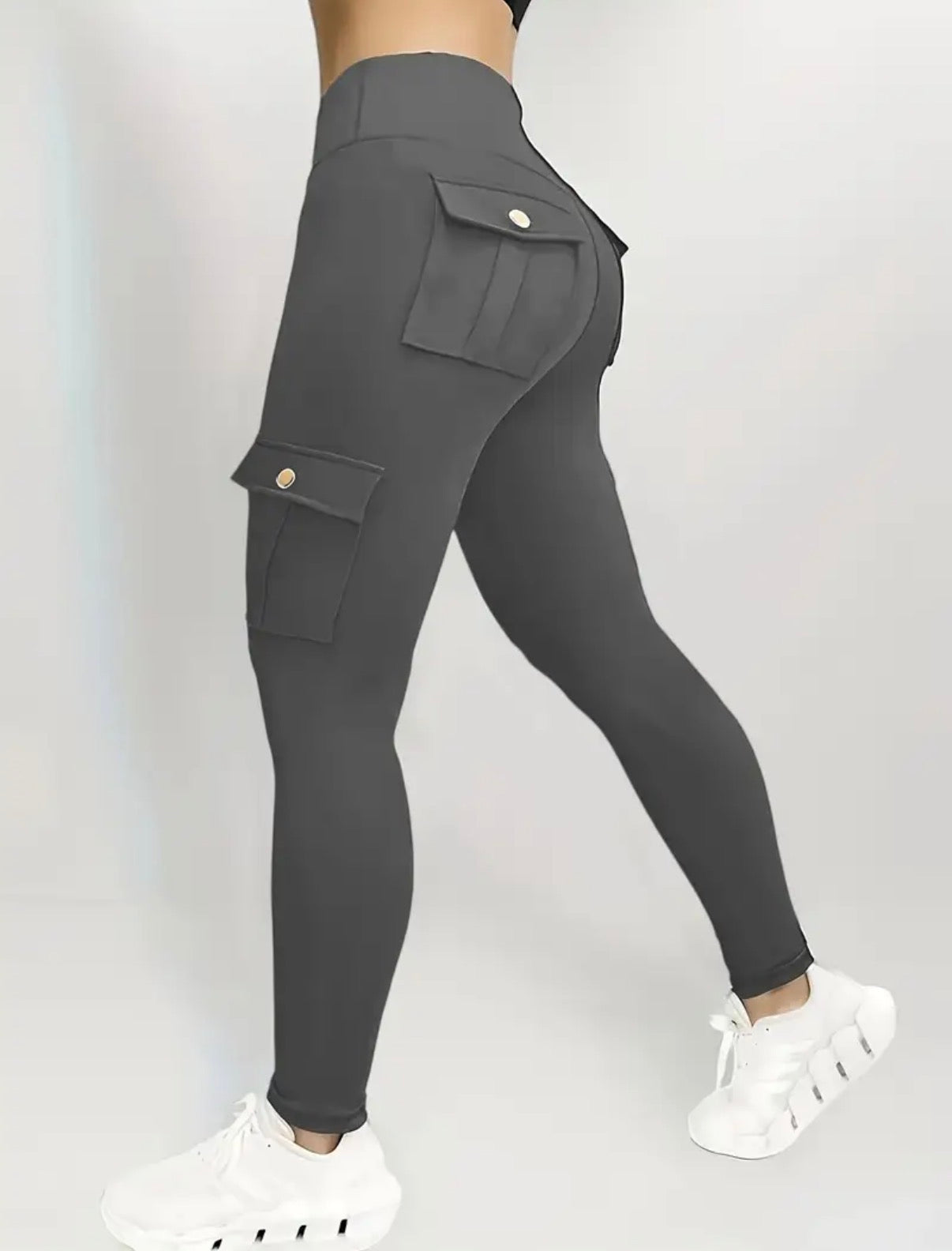 Pocketed Cargo Leggings - 3 colours available