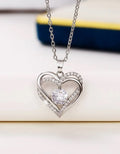 Cubic Zirconia Heart Necklace – Multiple Colours for Every Mood 💕