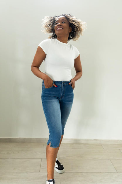 White Classic Short Sleeve Bodysuit – Solid Color Staple