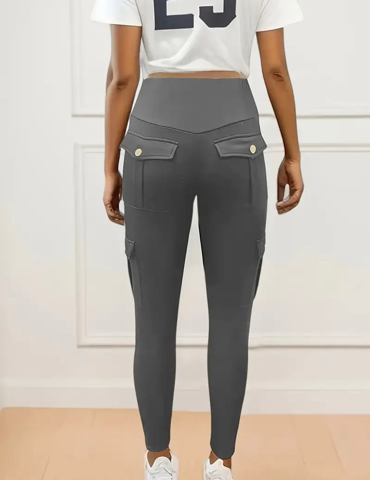 Pocketed Cargo Leggings - 3 colours available