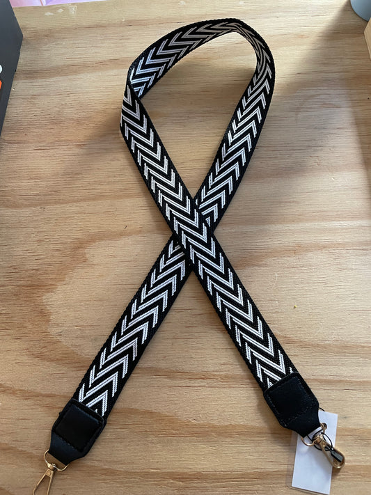 Geometric Pattern Bag Strap