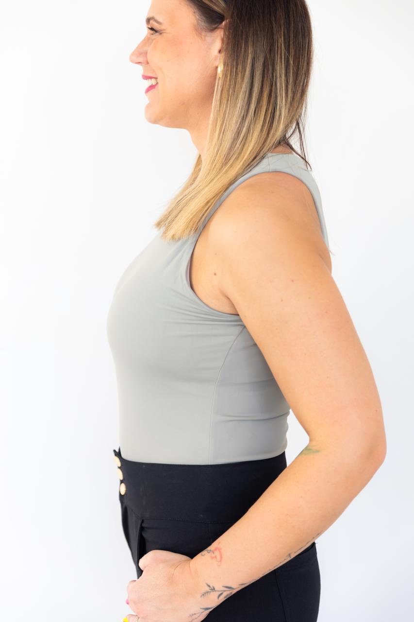 Army Green Double Layered Skims Like Bodysuit