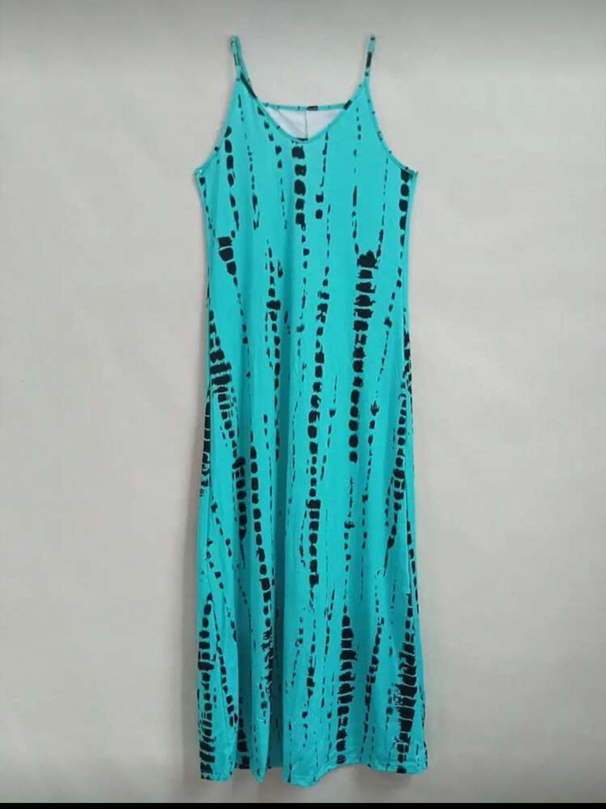 Cobalt Blue Strappy Flowy Summer Dress