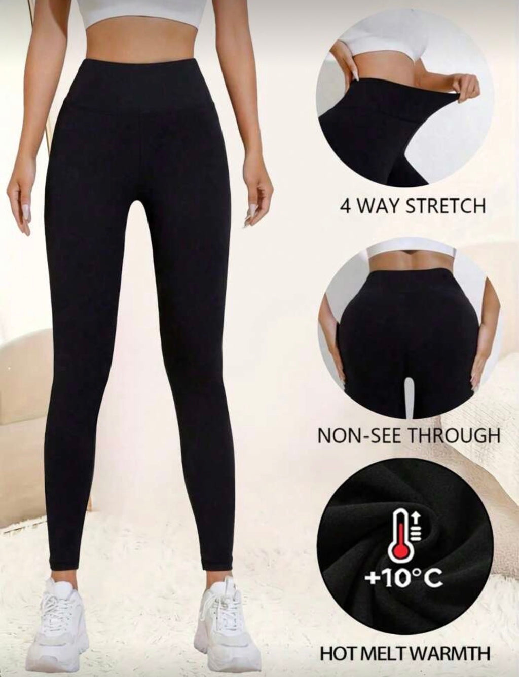 Thermal Fleece Lined Leggings – Winter Warmers