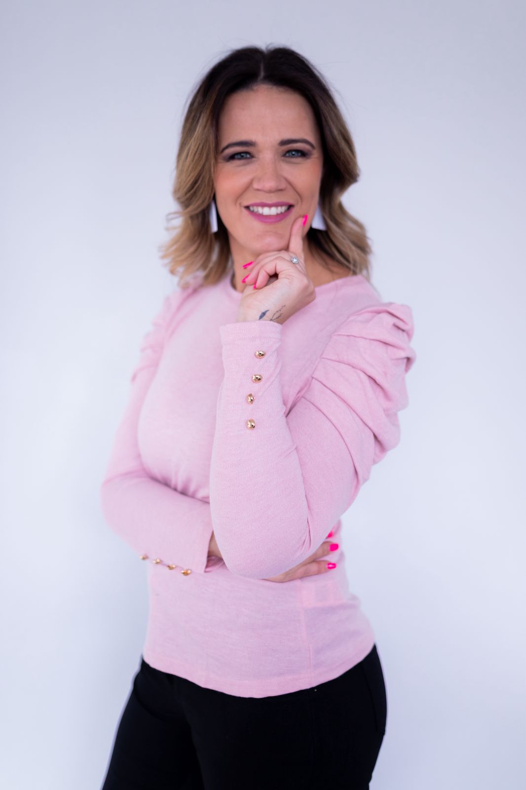 Blush Puff Sleeve Top – Soft but Statement