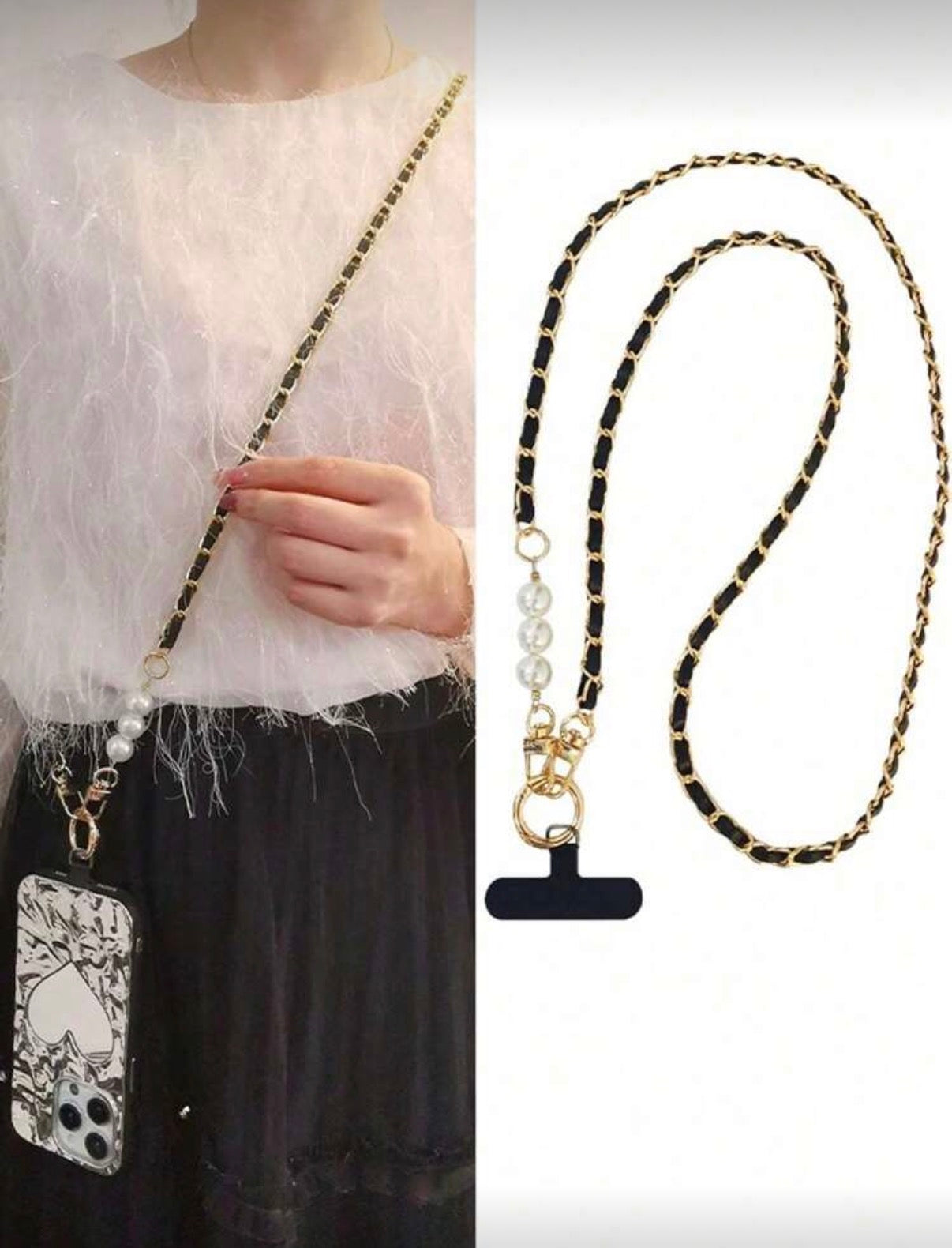 PU Leather Crossbody Lanyard for all Phones