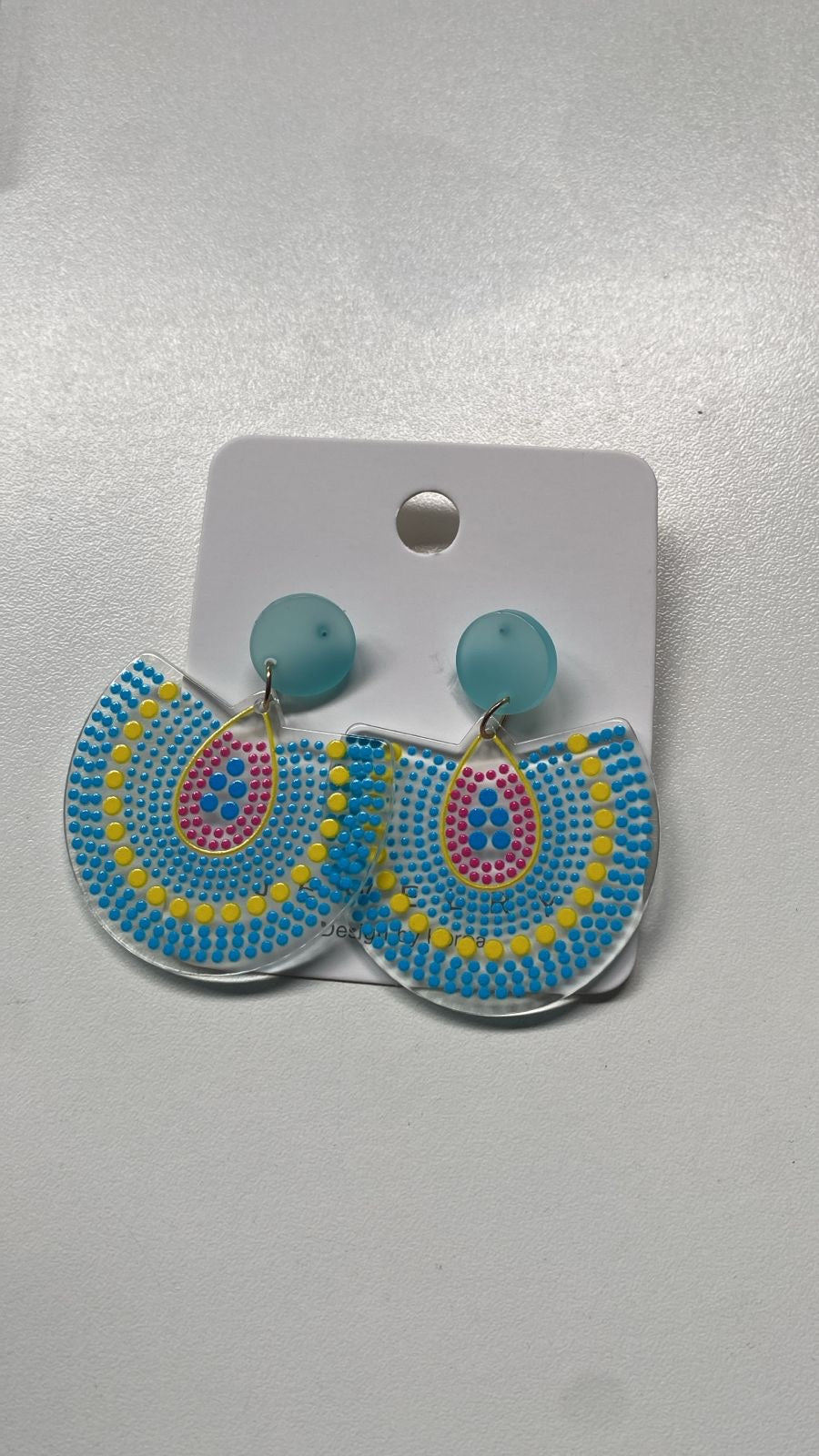 Colourful Dot Style Earrings