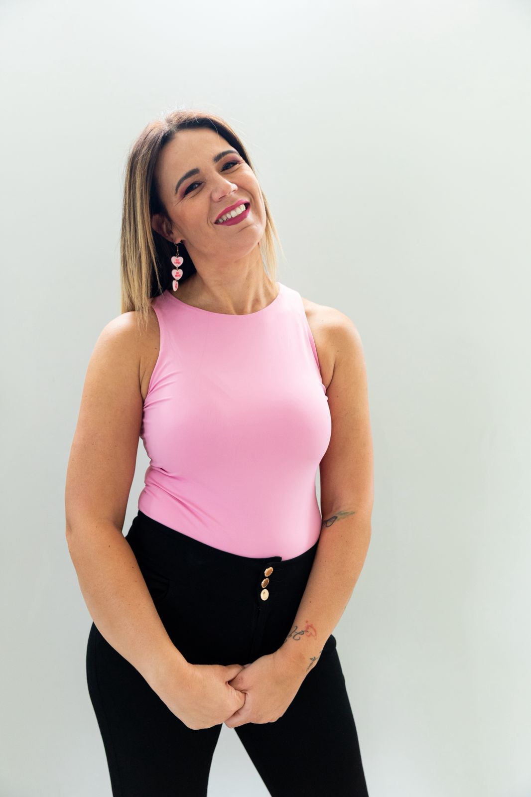 Pink Solid Sculpt Fit Bodysuit – Everyday Essential