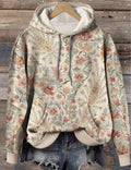 CURVE Vintage Floral Print Hoodie