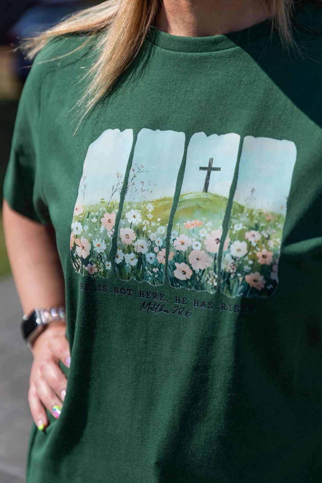 He Has Risen – Easy Fit Unisex Tee