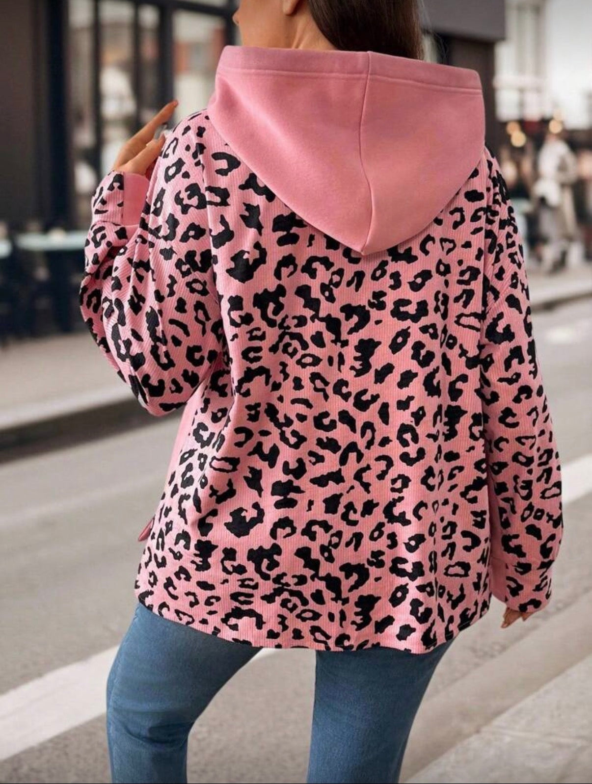 CURVE Pink Leopard Hoodie