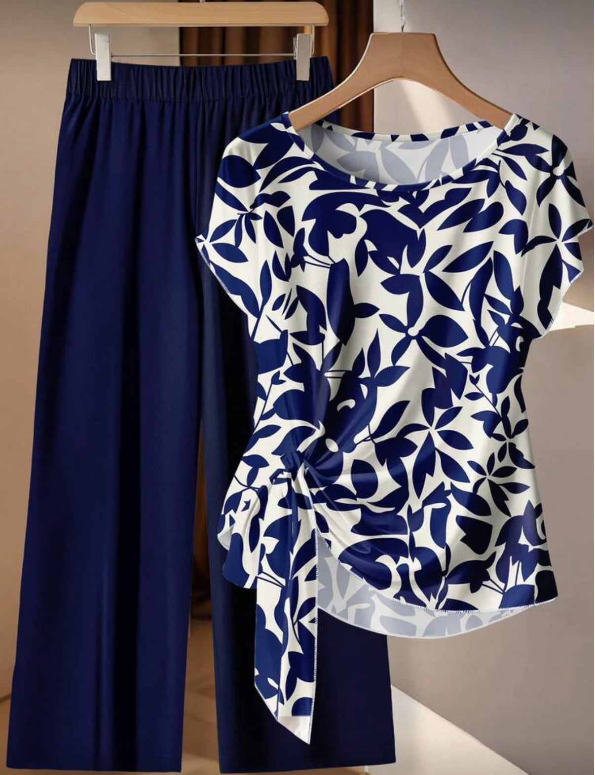 Blouse and Pants Set (Curve)