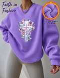 Lilac Thermal Lined Faith Pullover