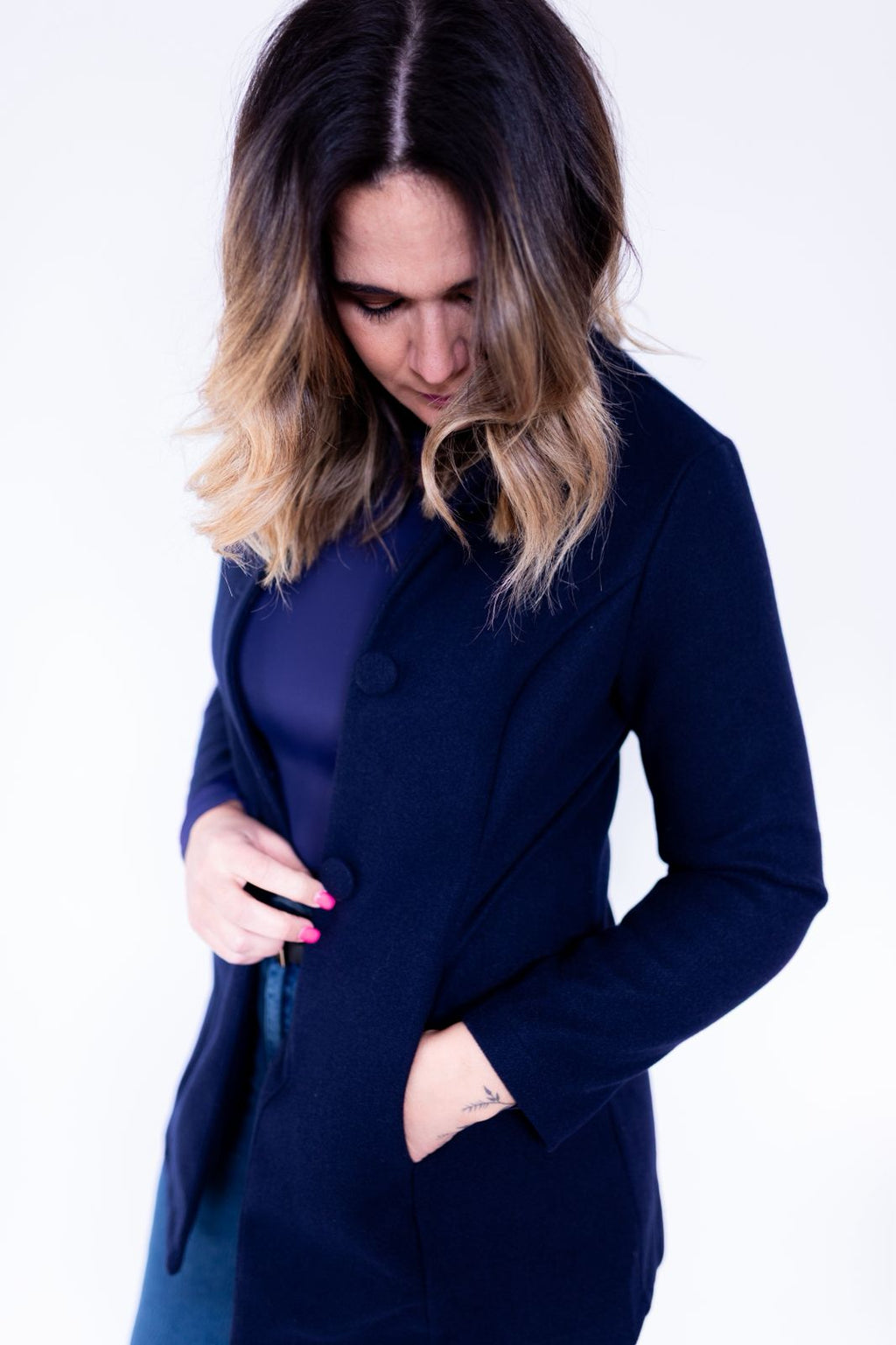 Royal Blue Classic Coat