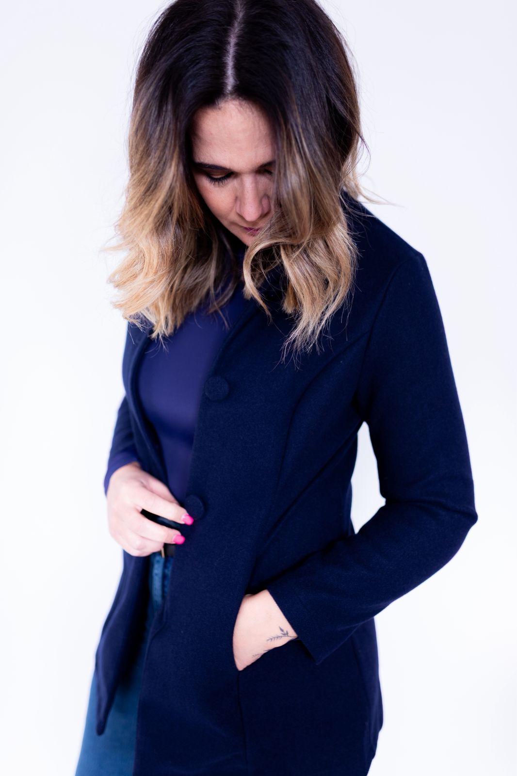 Royal Blue Classic Coat