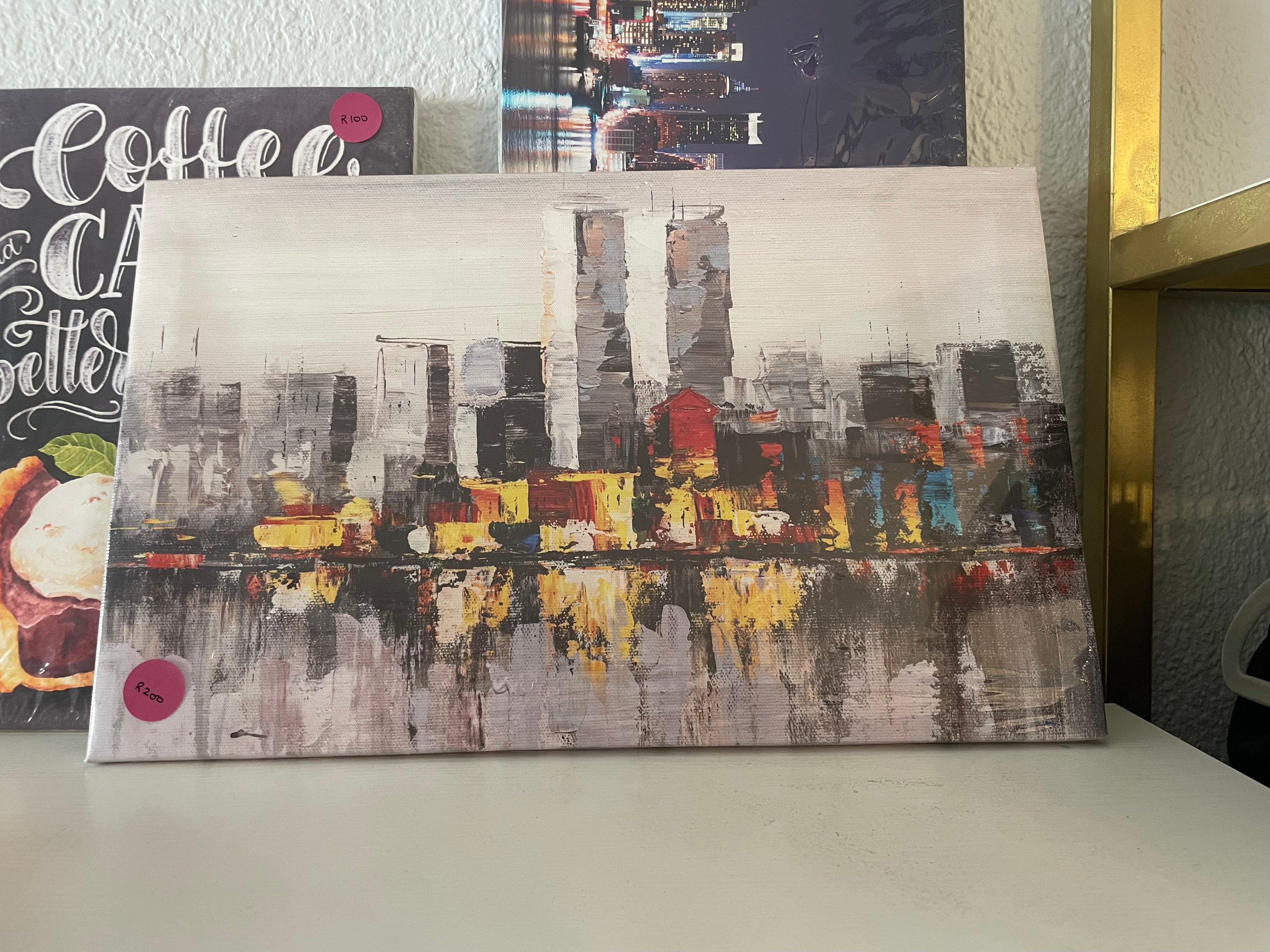 BLACK NOVEMBER - ALL BLOCK MOUNTED CANVASES R50