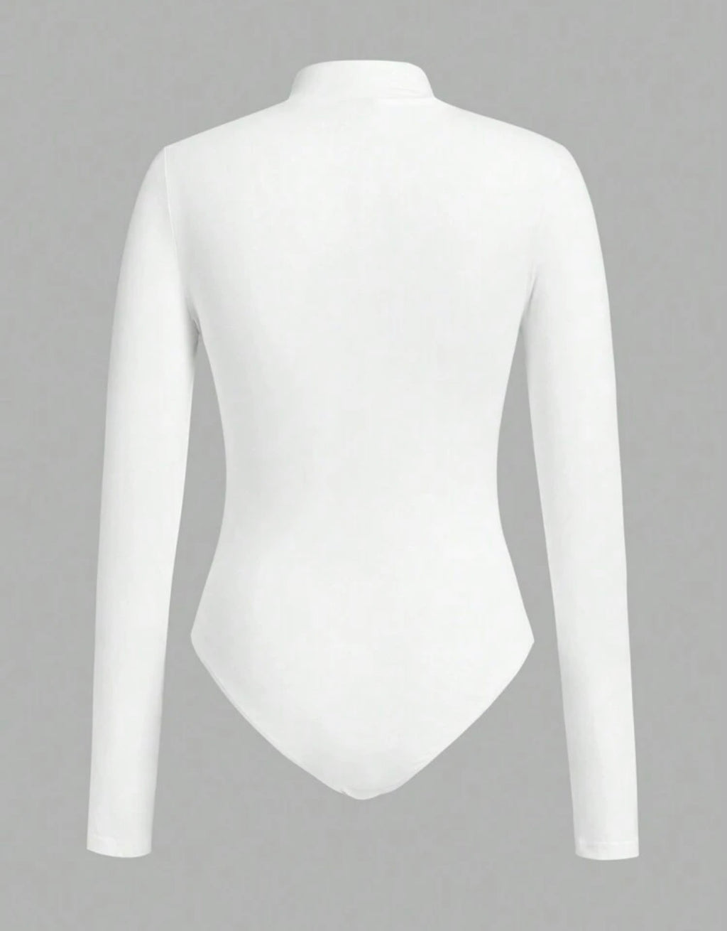 White Soft Lined Bodysuit