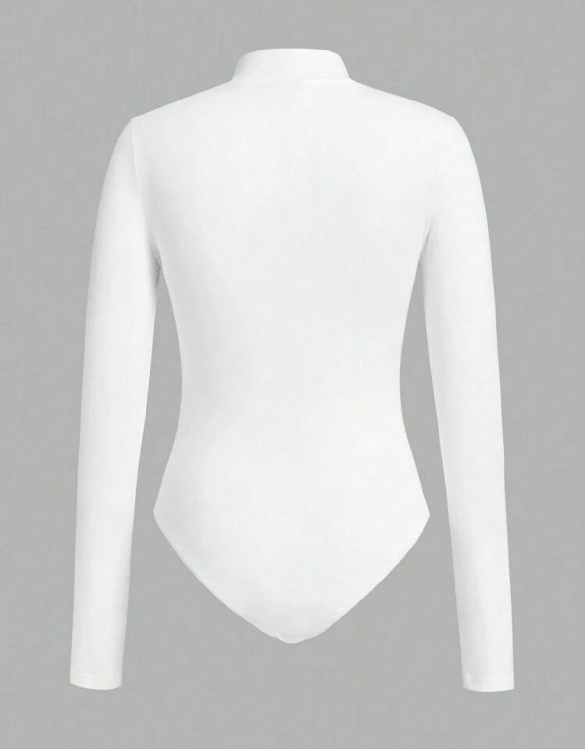 White Soft Lined Bodysuit