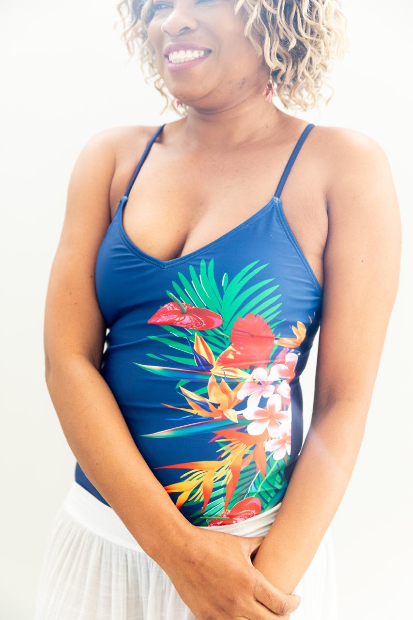 SHEIN Swim Summer Beach Women One-Piece Swimsuit (Wrap Sold Separately)