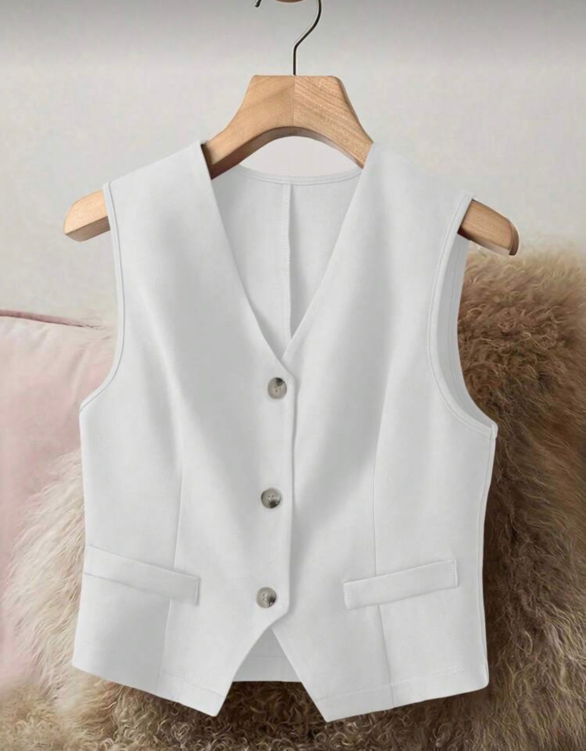 White Top Selling Waistcoat