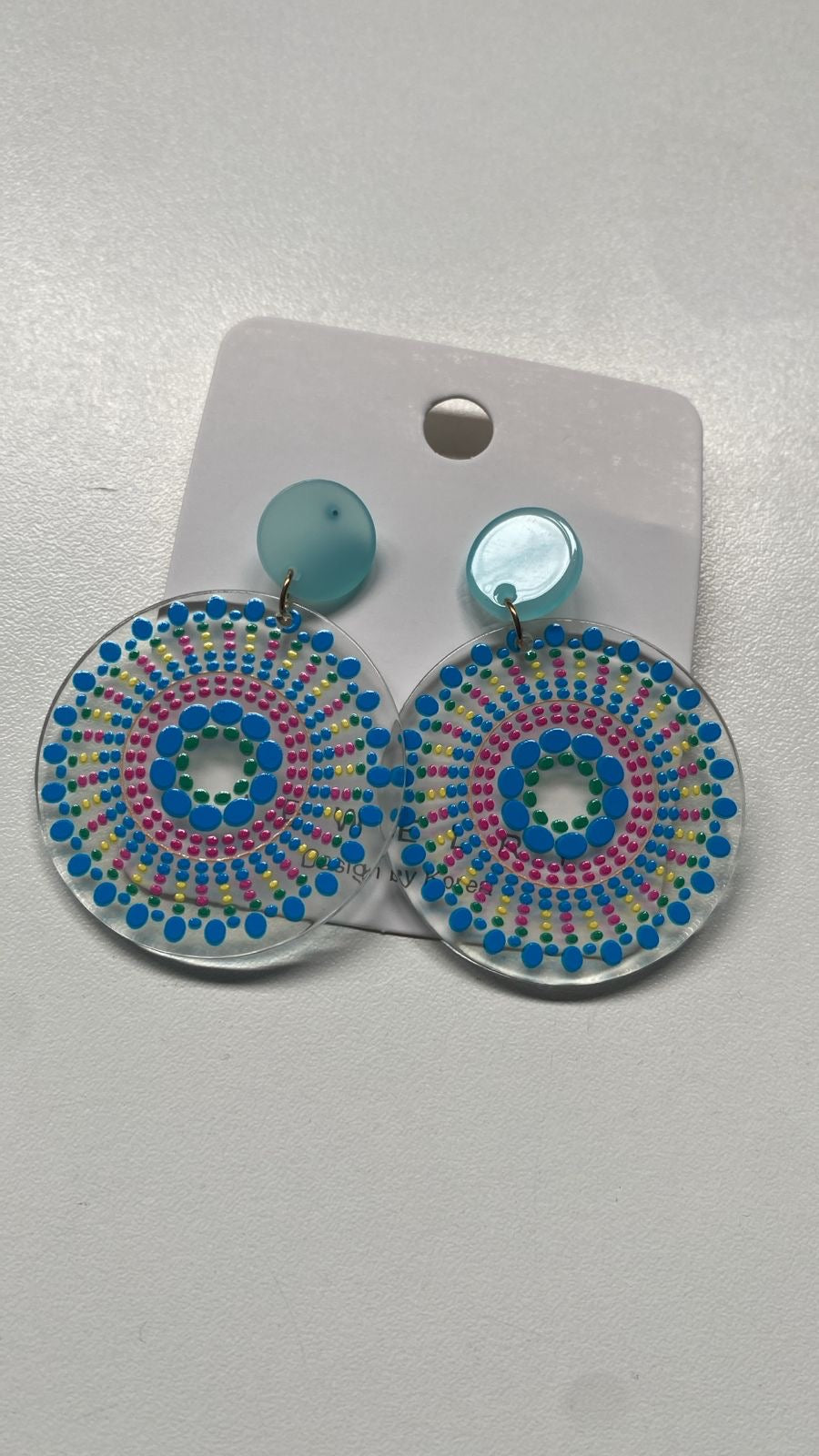 Colourful Dot Style Earrings