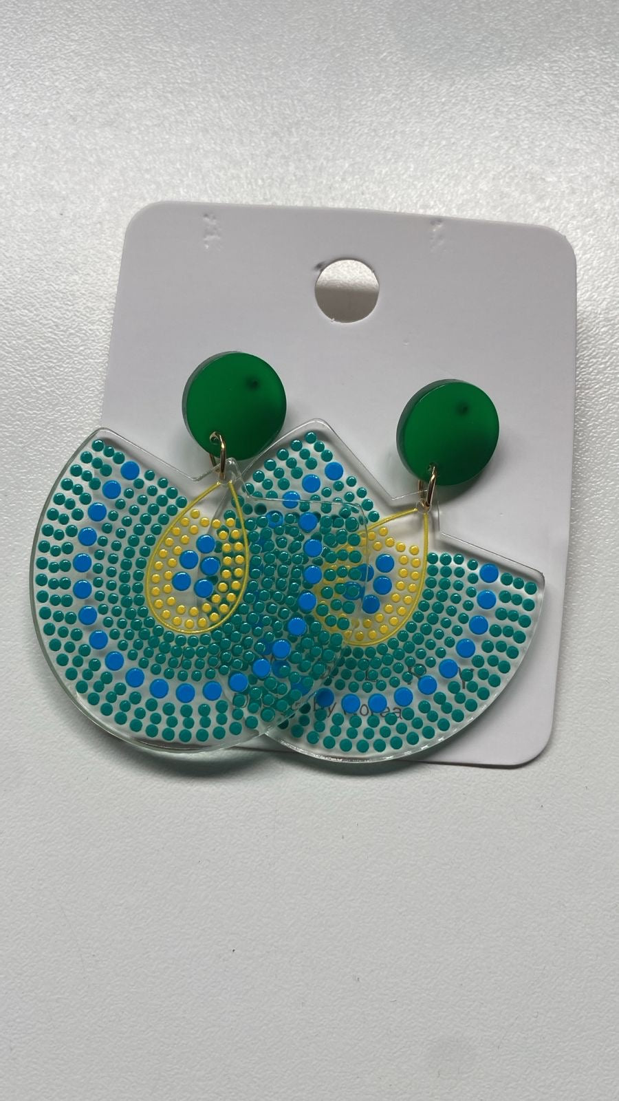 Colourful Dot Style Earrings