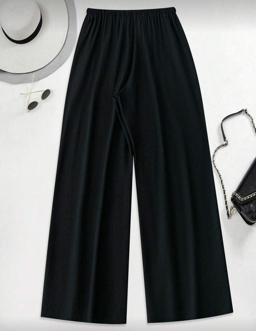 Black Elasticated Pants (Curve)