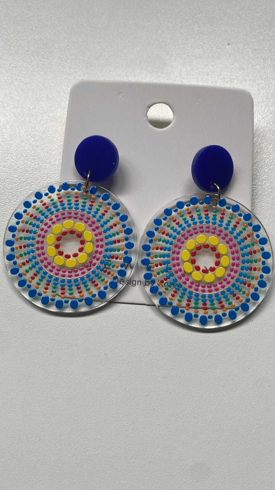 Colourful Dot Style Earrings