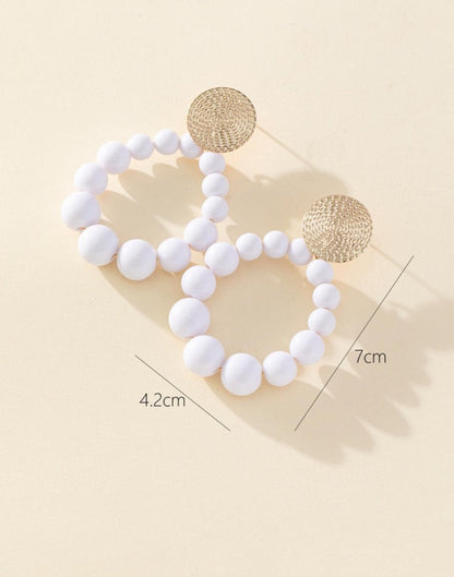 Round Bead Earrings