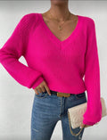 Hot Pink V Neck Jersey