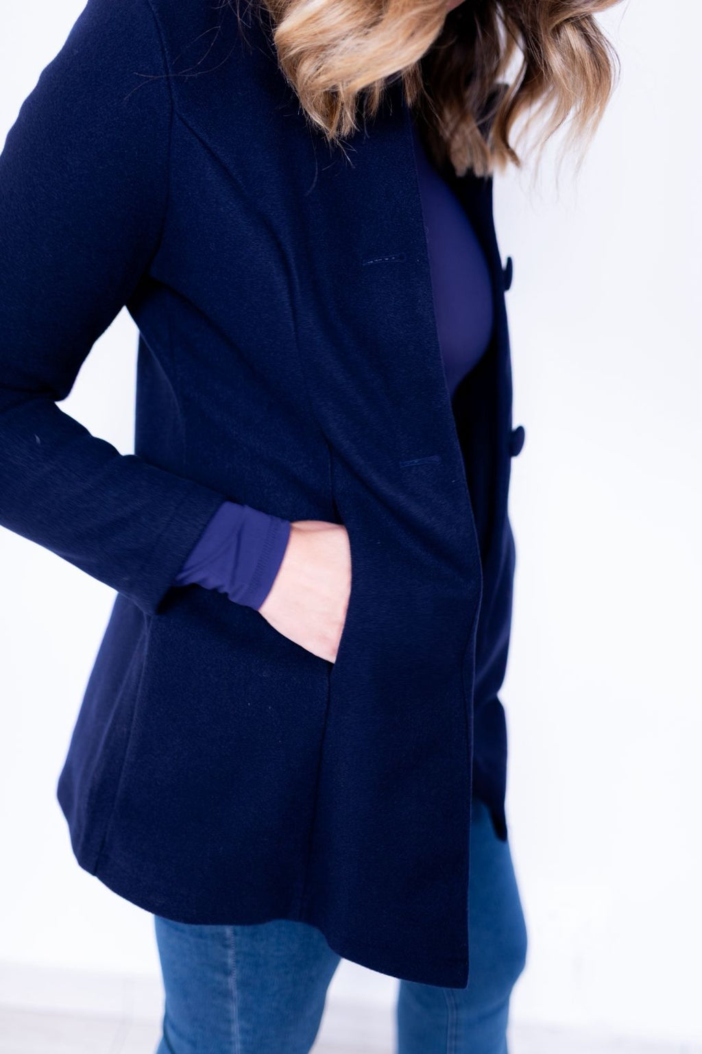 Royal Blue Classic Coat