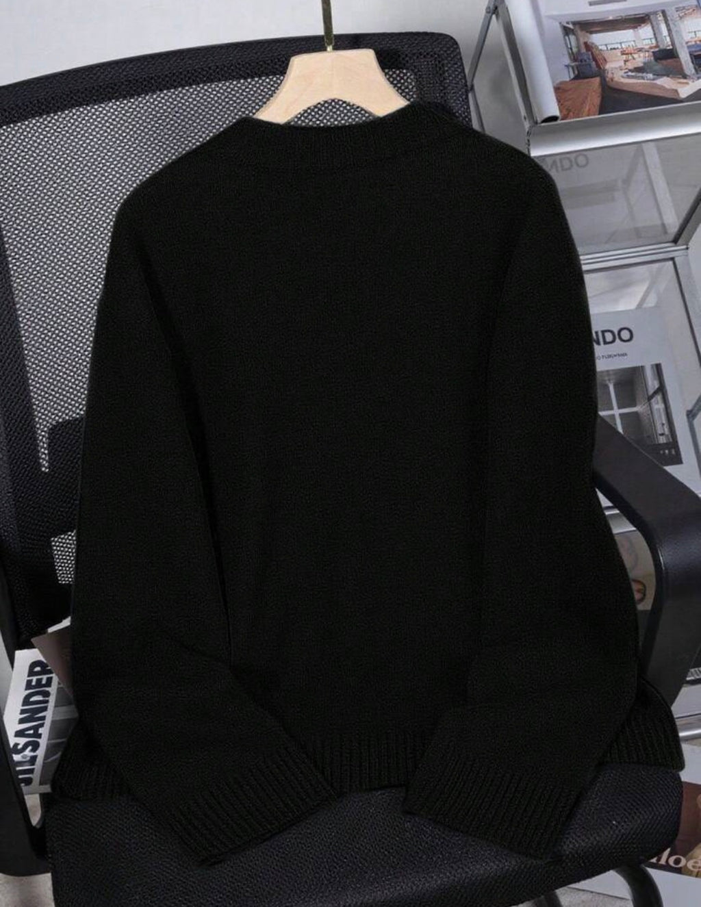 Luxury Soft Knit Sweater - Black