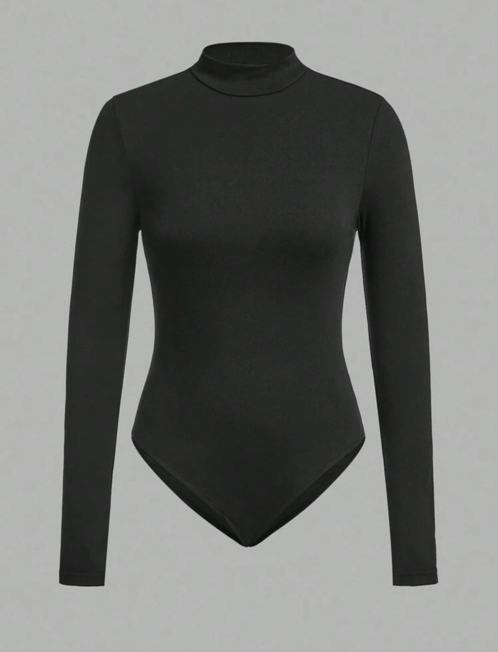 Black Soft Lined Bodysuit