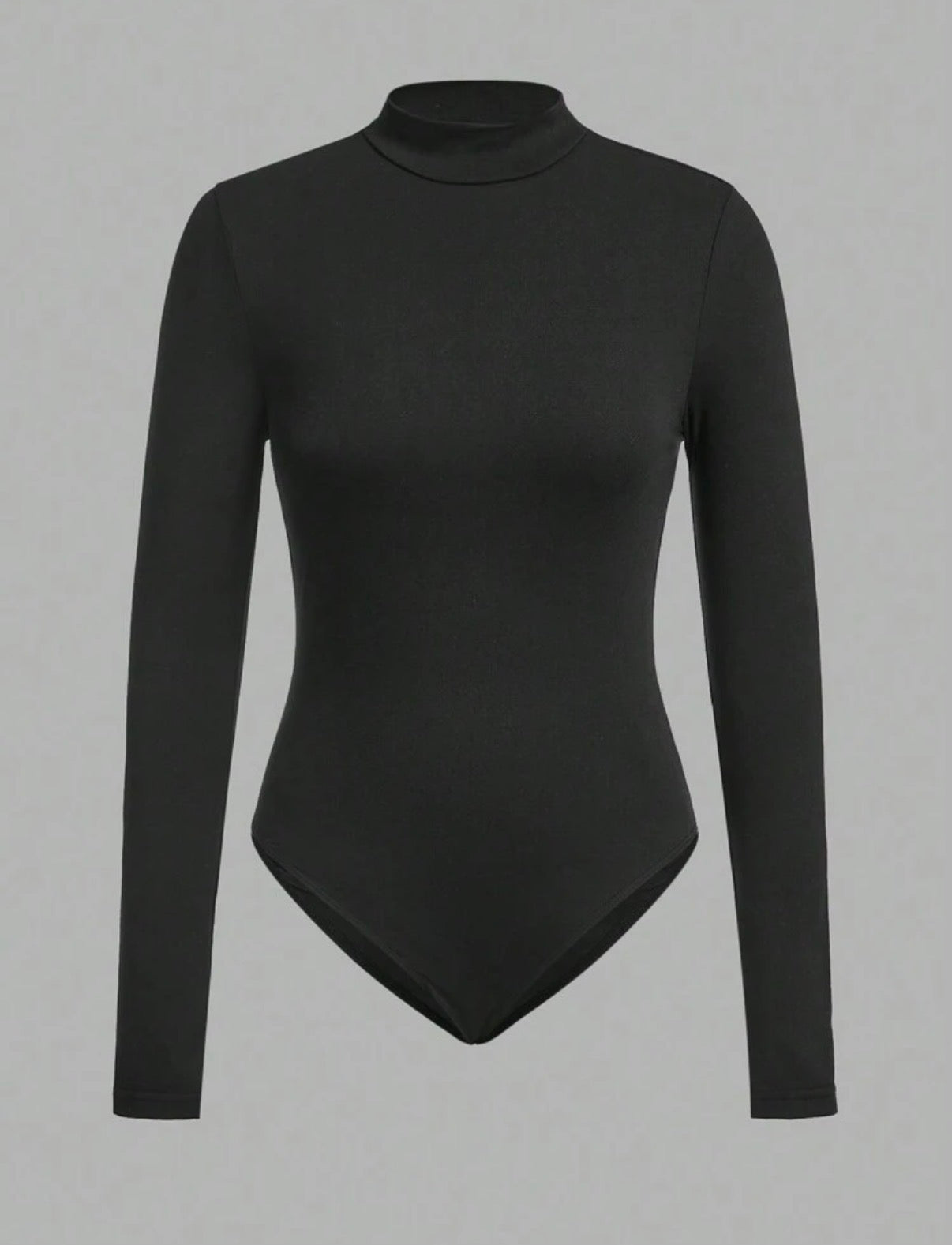 Black Soft Lined Bodysuit