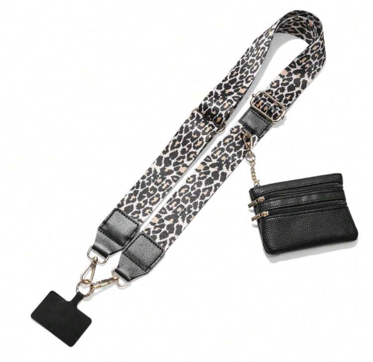 Phone Strap With Zippered Pocket, Cell Phone Lanyard, With Wallet