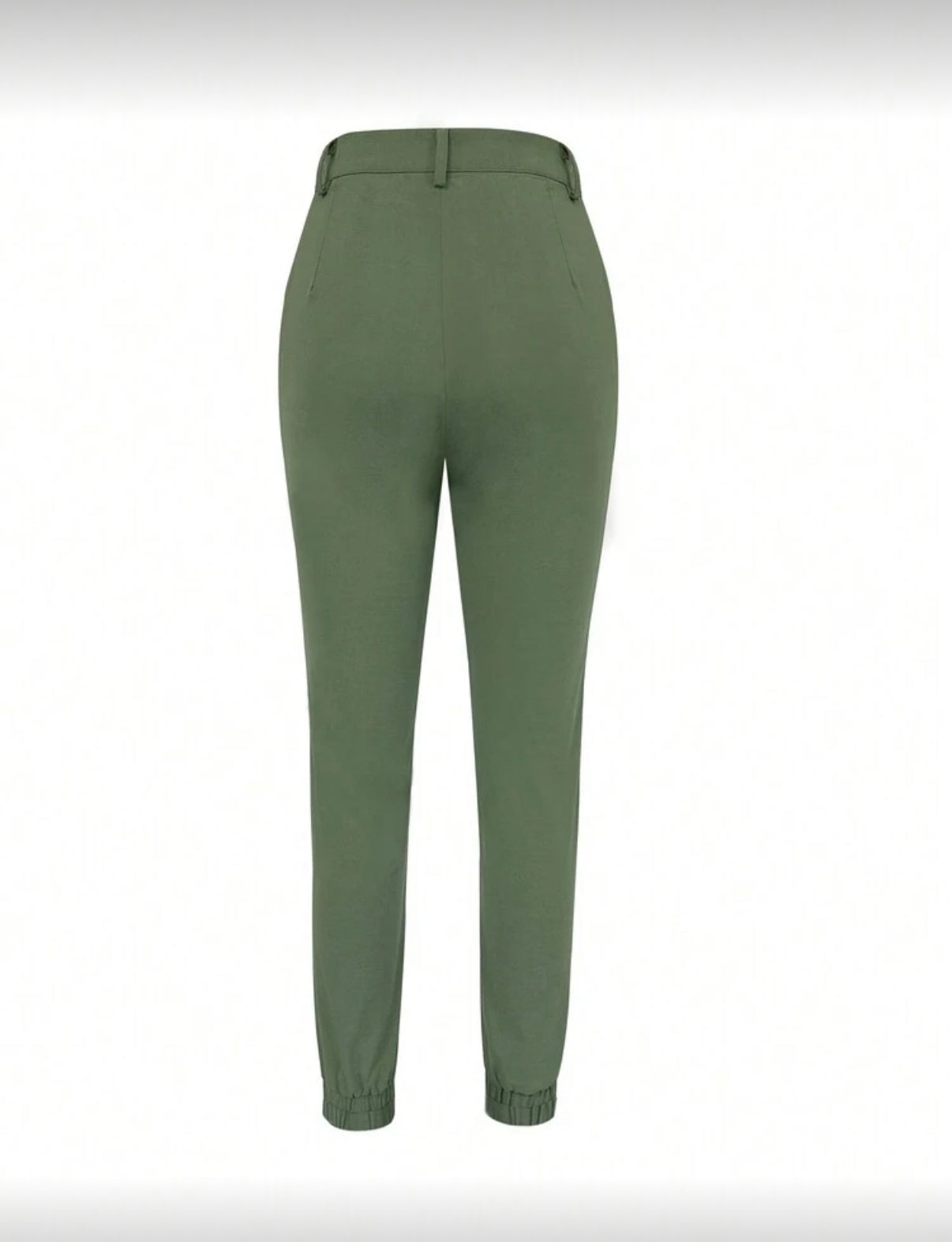 Army Green Slim Fit Light Weight Pants