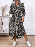 CURVE Leopard Shirt Dress