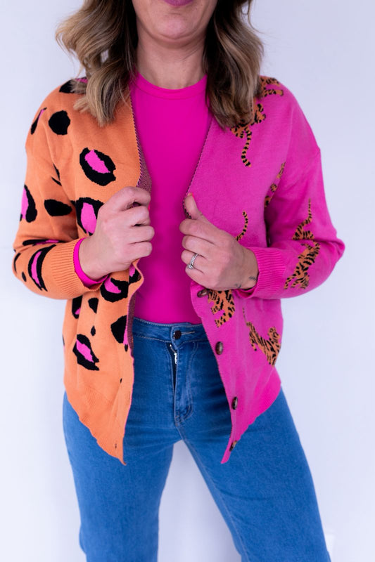 Wild Side Colourblock Knit – Fierce, Fun & Lightweight