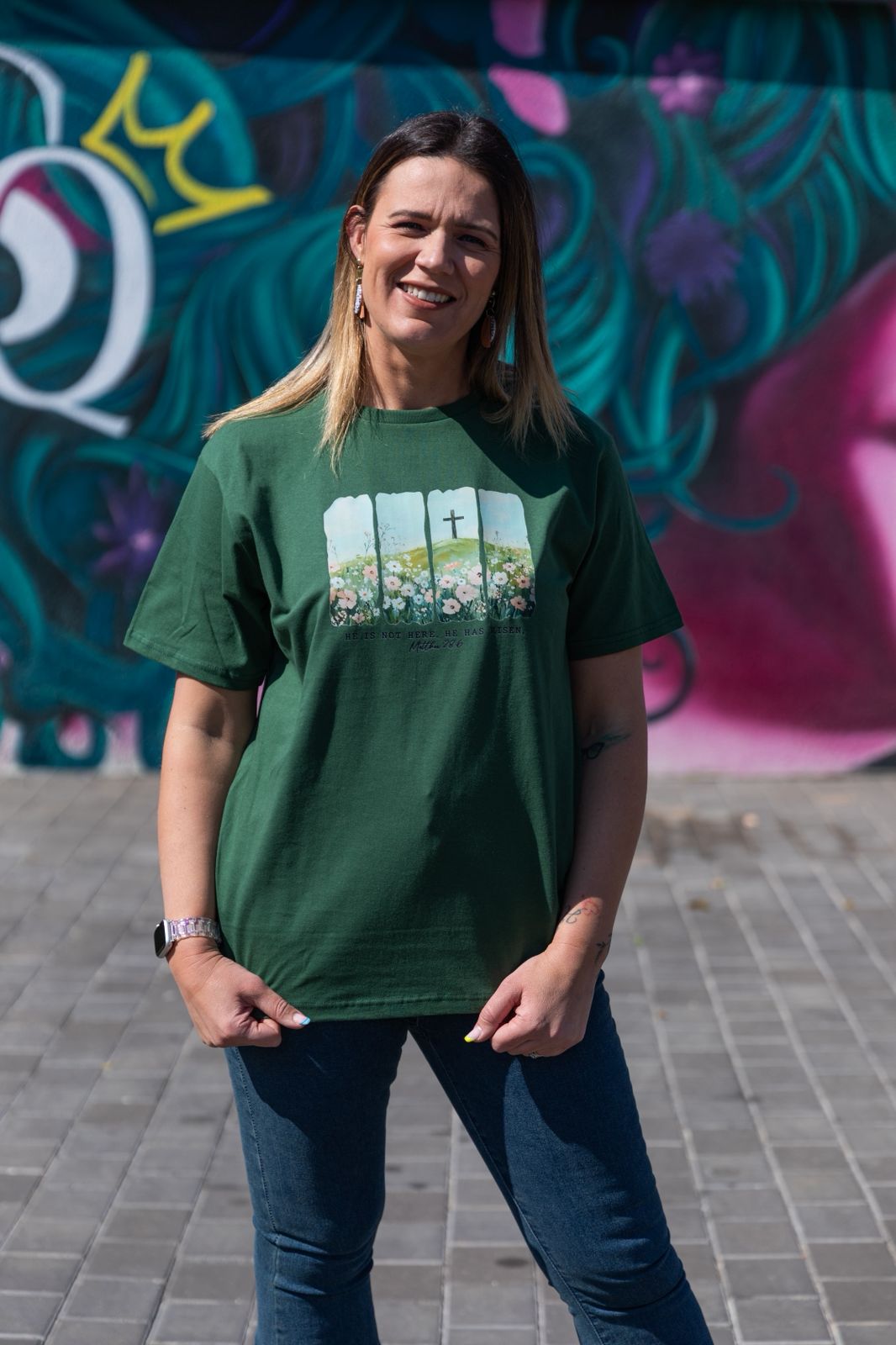 He Has Risen – Easy Fit Unisex Tee