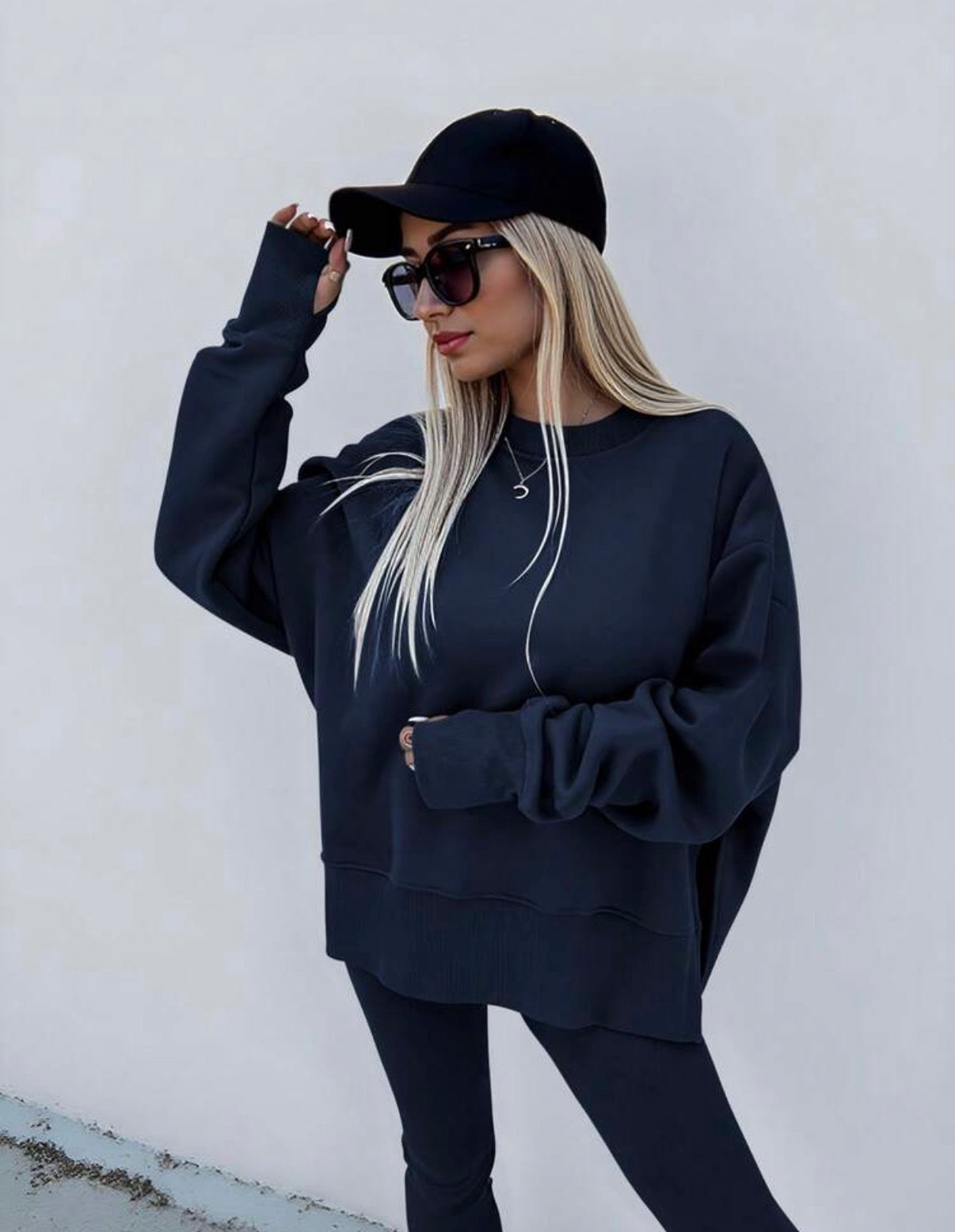 Navy Blue Luxe Lounge Set