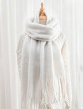 Solid White Scarf