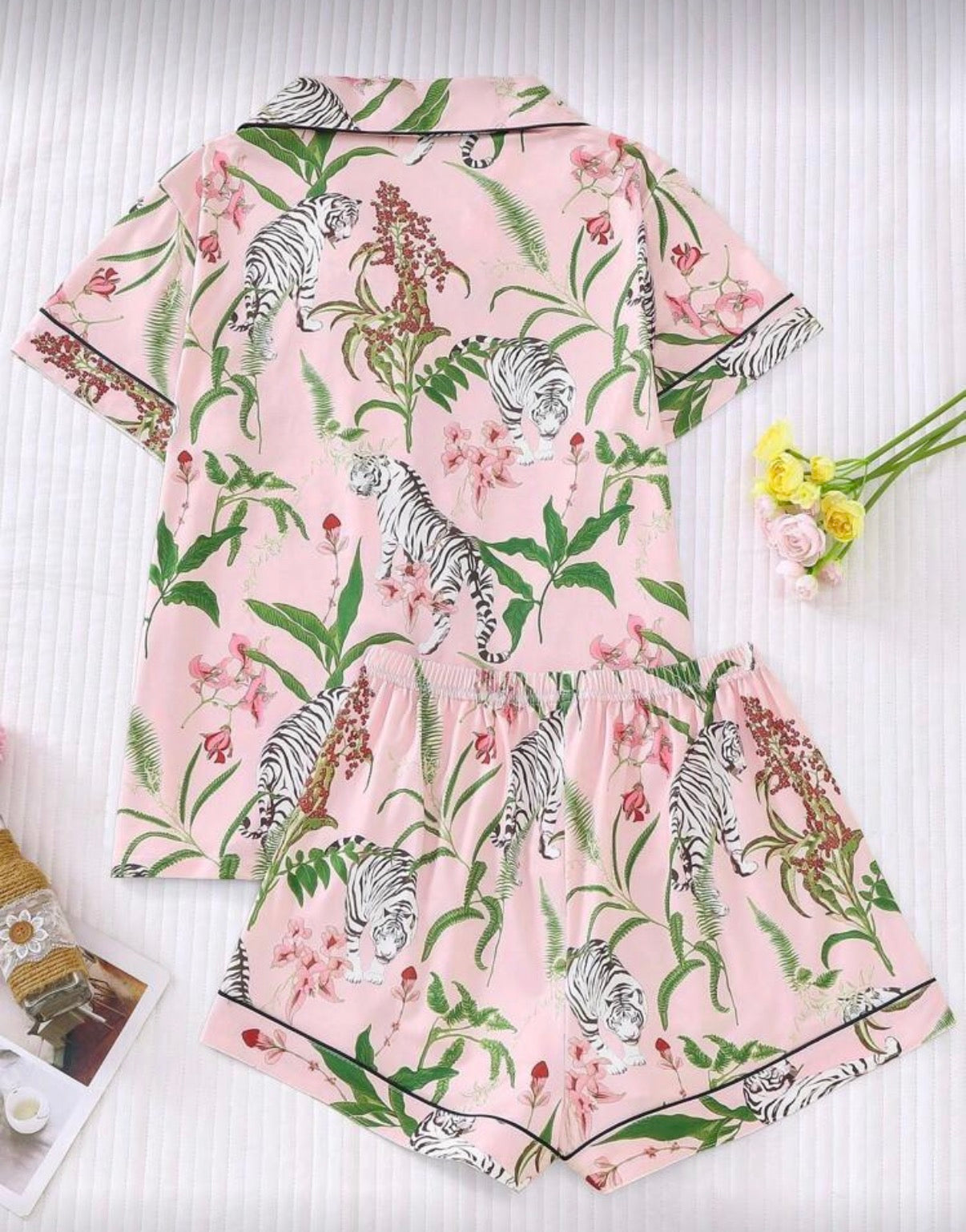 Tiger Short Pajama Set