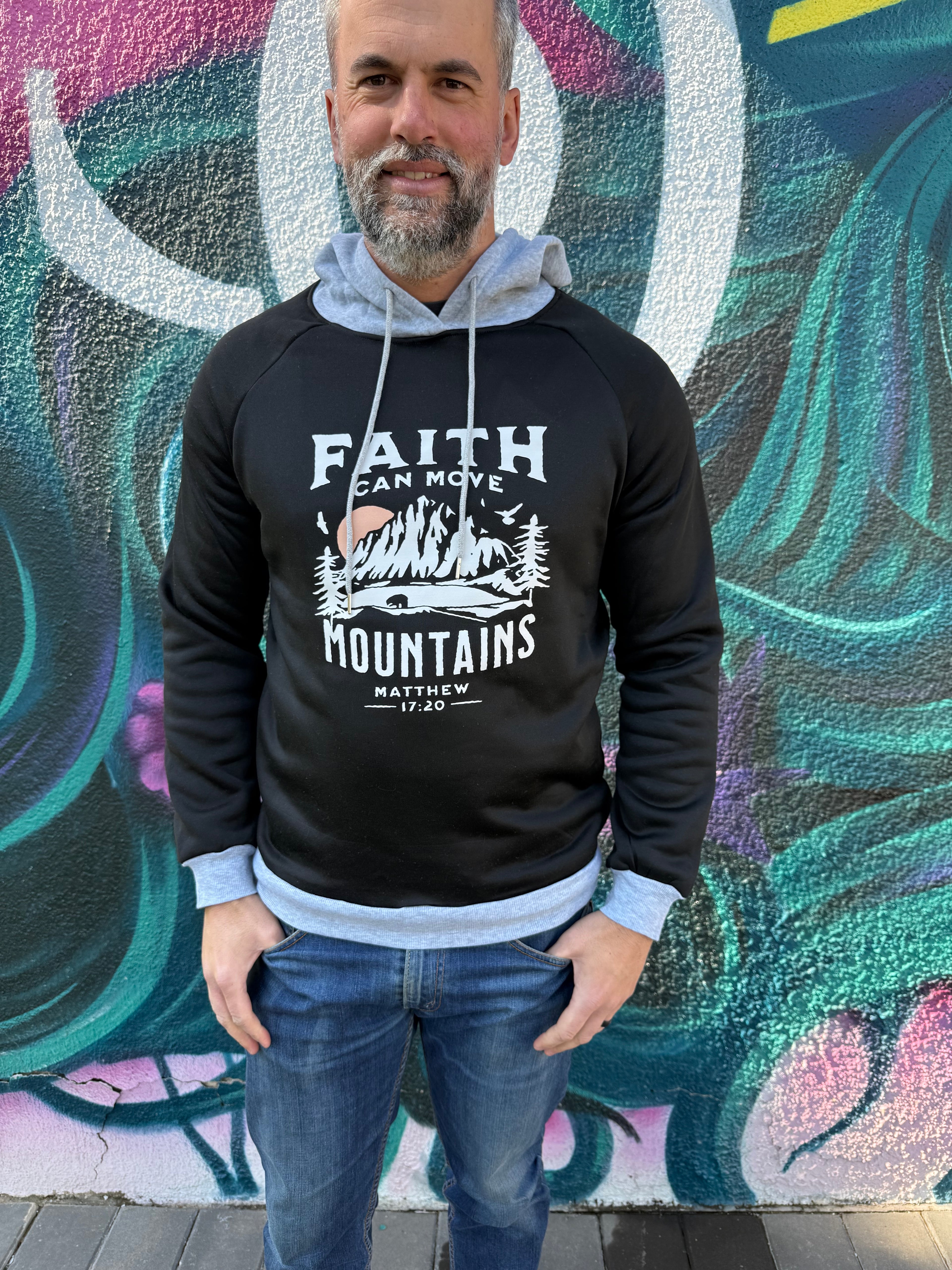 Faith Can Move Mountains Thermal Lined Hoodie