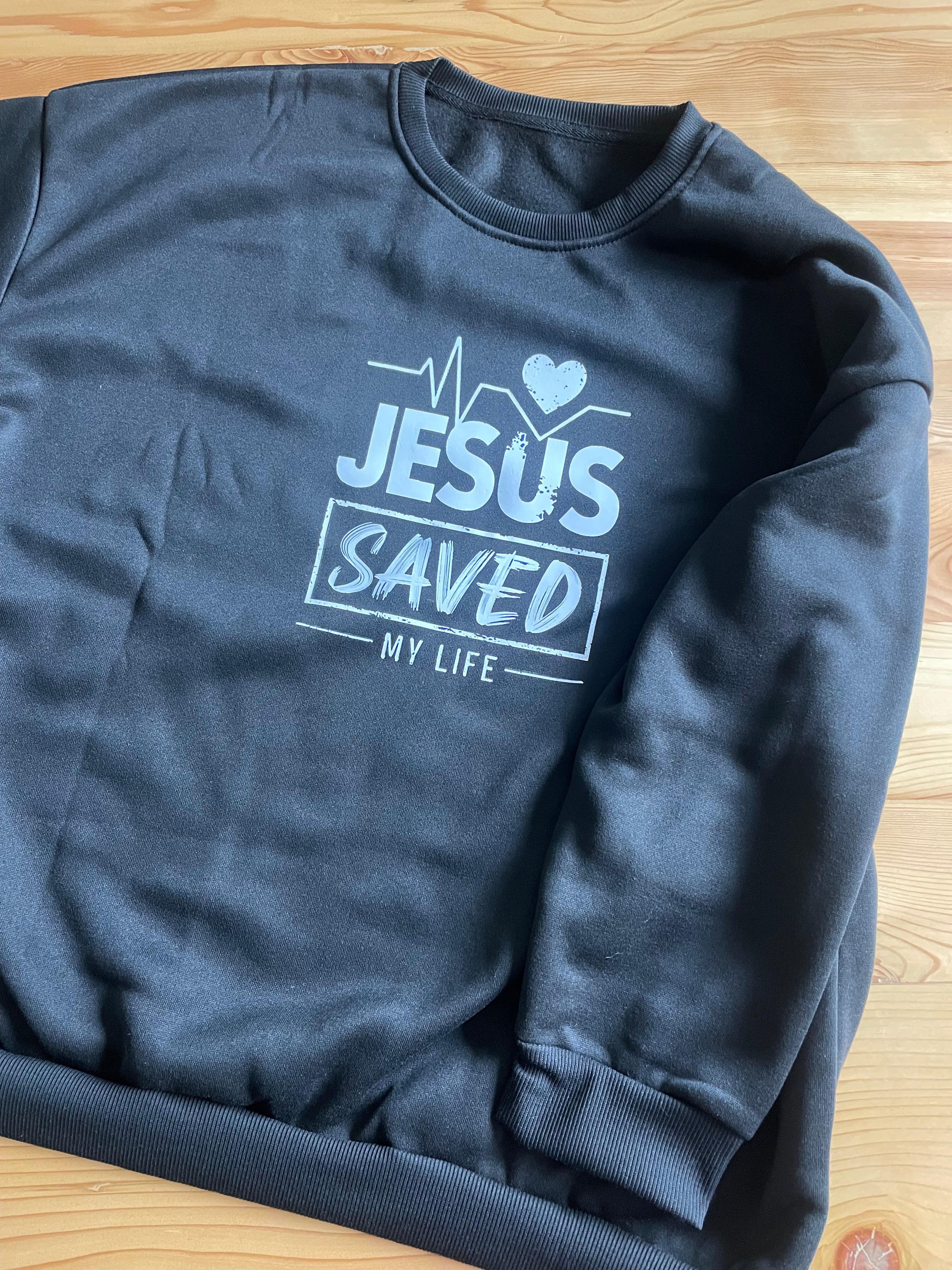 Jesus Saved My Life Thermal Lined Pullover