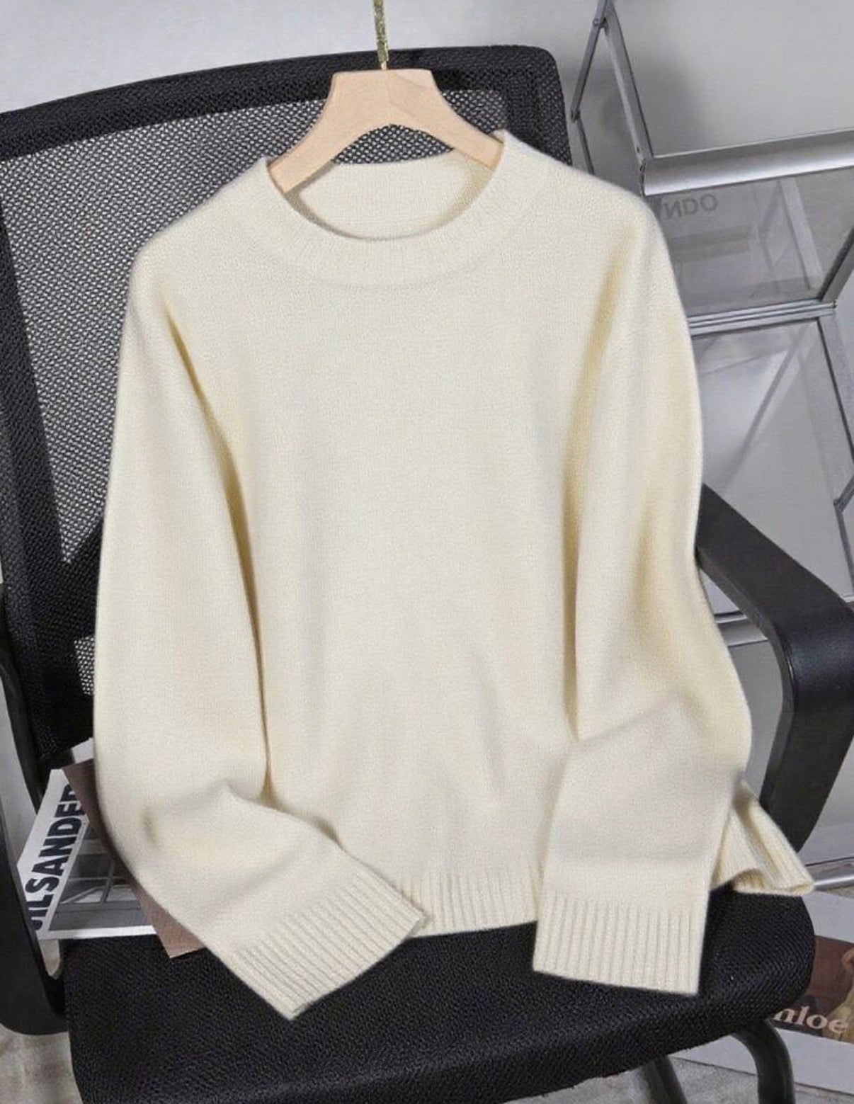 Luxury Soft Knit Sweater - Beige