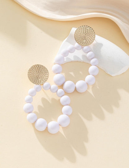 Round Bead Earrings
