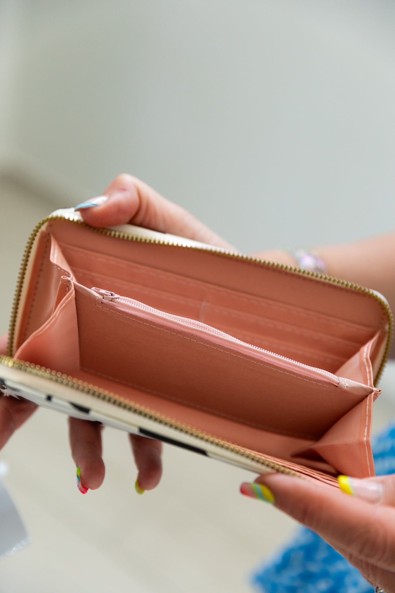 Black and White Cow Print Purse