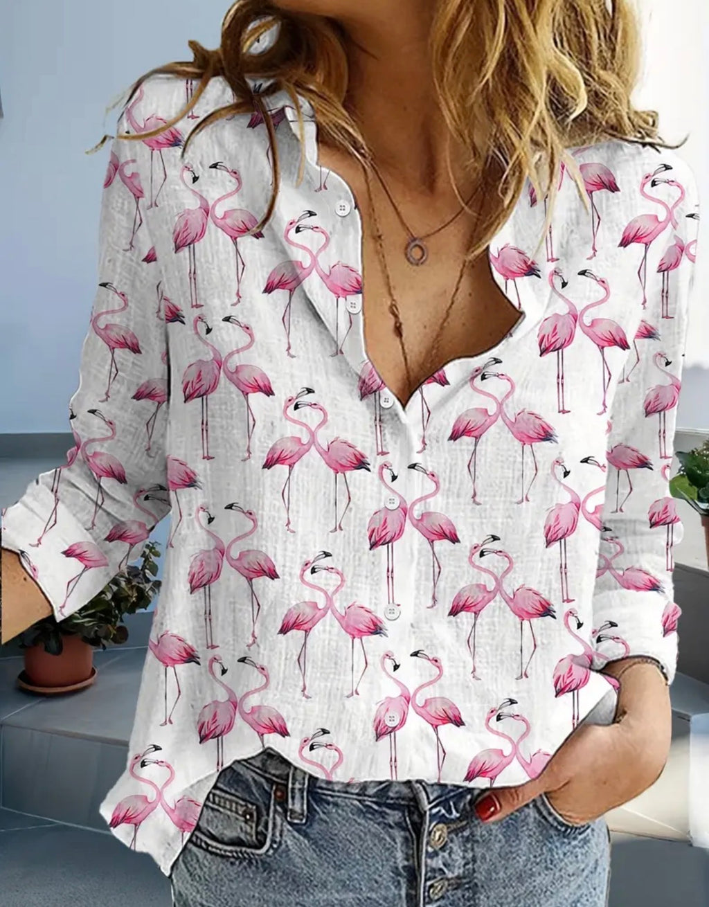 Flamingo Blouse